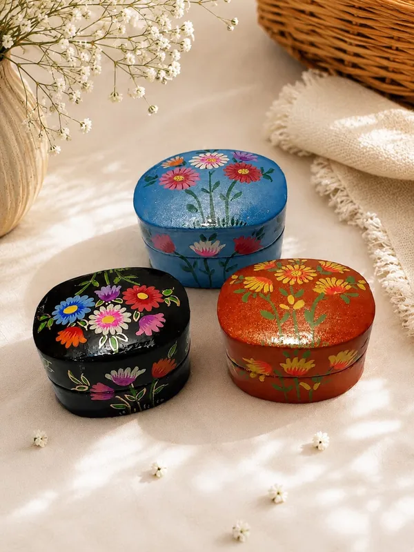 Kashmir_Paper_Mache_Trinket_Box_Handmade_2_Inch_Set_Of_3_Default_Title