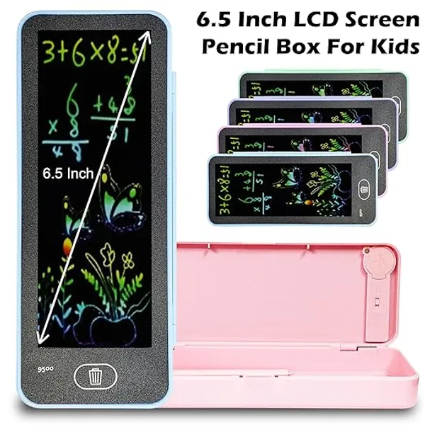2_in_1_Pencil_Box_Cum_Educational_LCD_Tablet_Toy_for_Kids_with_Stylus_-_Digital_Writing_Slate_Pen_Case_with_Erase_Button_for_School_Stationery_-_Color_As_Per_Stock