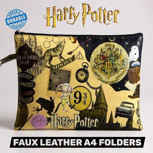 Harry_Potter_Gryffindor_Plaid_Sigil_Makeup_Cosmetic_Bag_Organizer_Pouch,_Multicolor,_OneSize