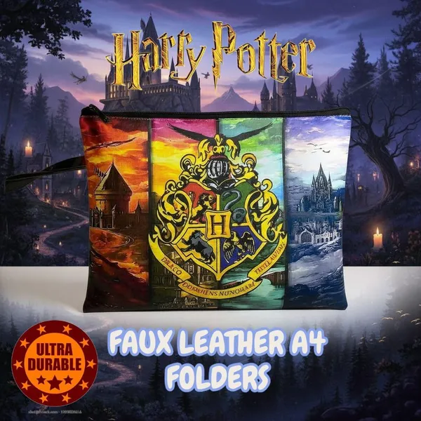 Harry_Potter_Gryffindor_Plaid_Sigil_Makeup_Cosmetic_Bag_Organizer_Pouch,_Multicolor,_OneSize
