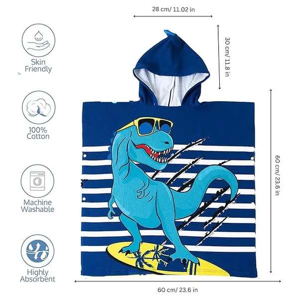 Blue_Soft_Hooded_Microfiber_Bath_Towels