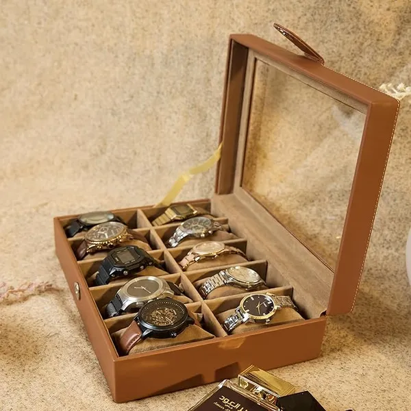 Brown_Elegant_Storage_Watch_Box