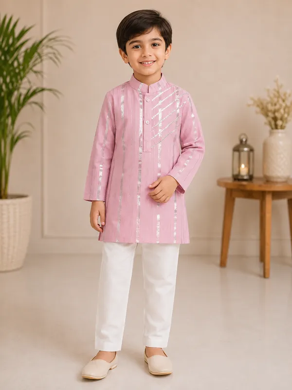 Boys_Pink_Striped_Kurta_with_White_Pants_–_Silver_Detail_Festive_Ethnic_Wear_Set