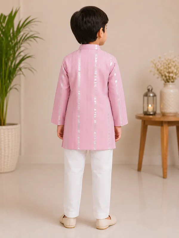 Boys_Pink_Striped_Kurta_with_White_Pants_–_Silver_Detail_Festive_Ethnic_Wear_Set