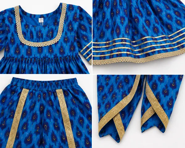 Girls_Blue_Ikat_Printed_Kurta_Dress_with_Dhoti_Pants_&_Gold_Border_–_Festive_Ethnic_Set