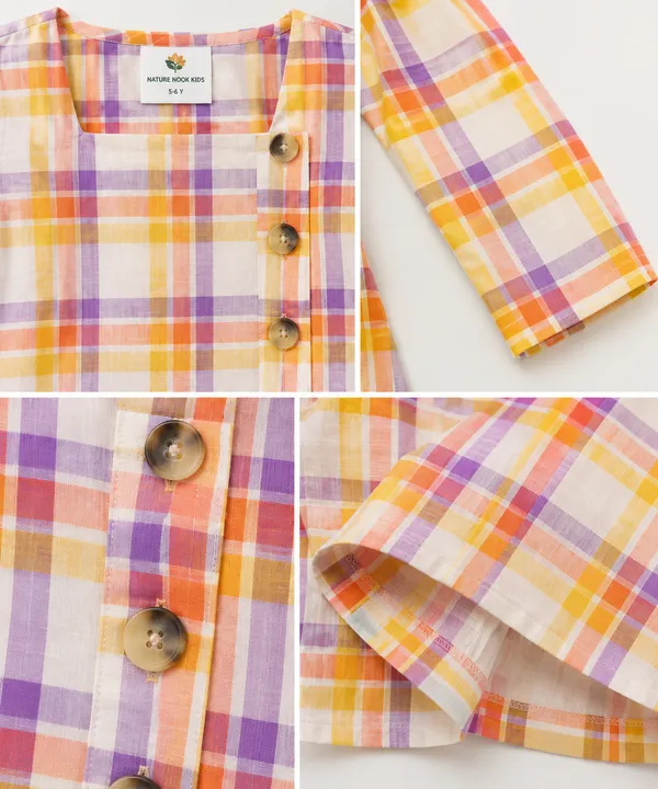 Girls_Checked_A-Line_Dress_in_Cotton_Linen_Yarn_Dyed_Fabric