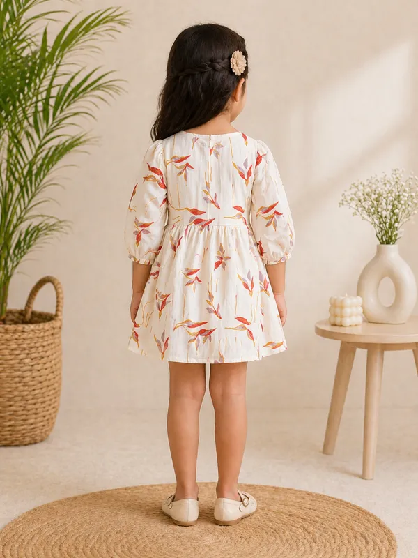 Girls_Printed_Cotton_Dress_Botanical_Floral_Design