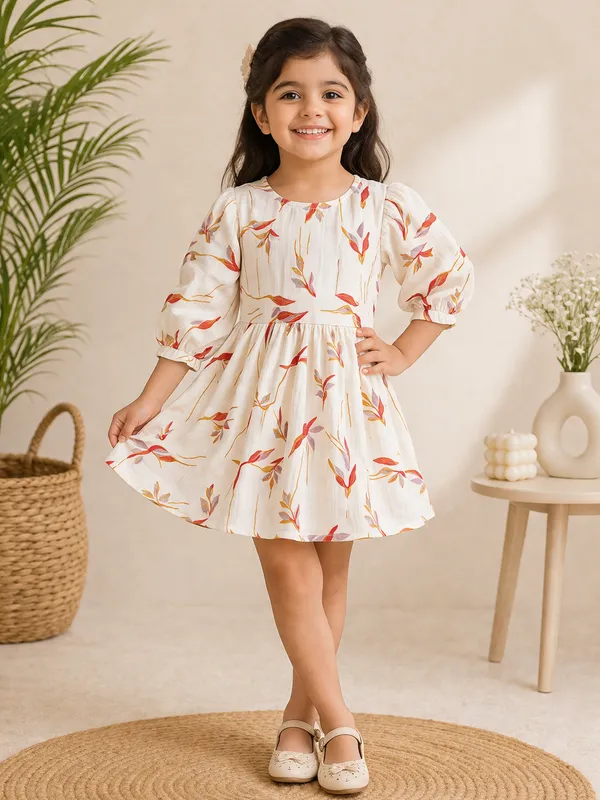 Girls_Printed_Cotton_Dress_Botanical_Floral_Design