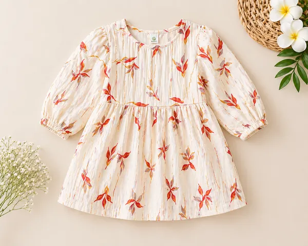 Girls_Printed_Cotton_Dress_Botanical_Floral_Design