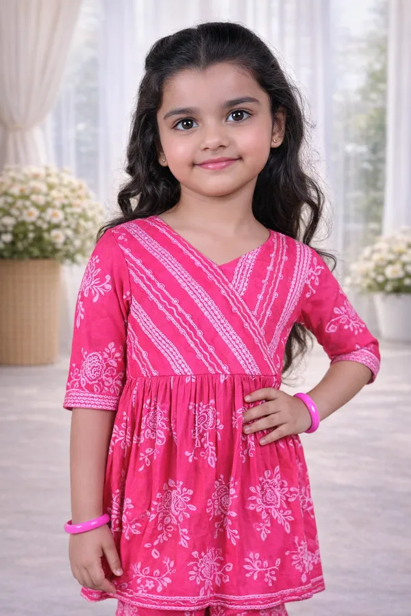 Pink_Tie_Dye_Cotton_Ethnic_Sharara_Set_For_Girls