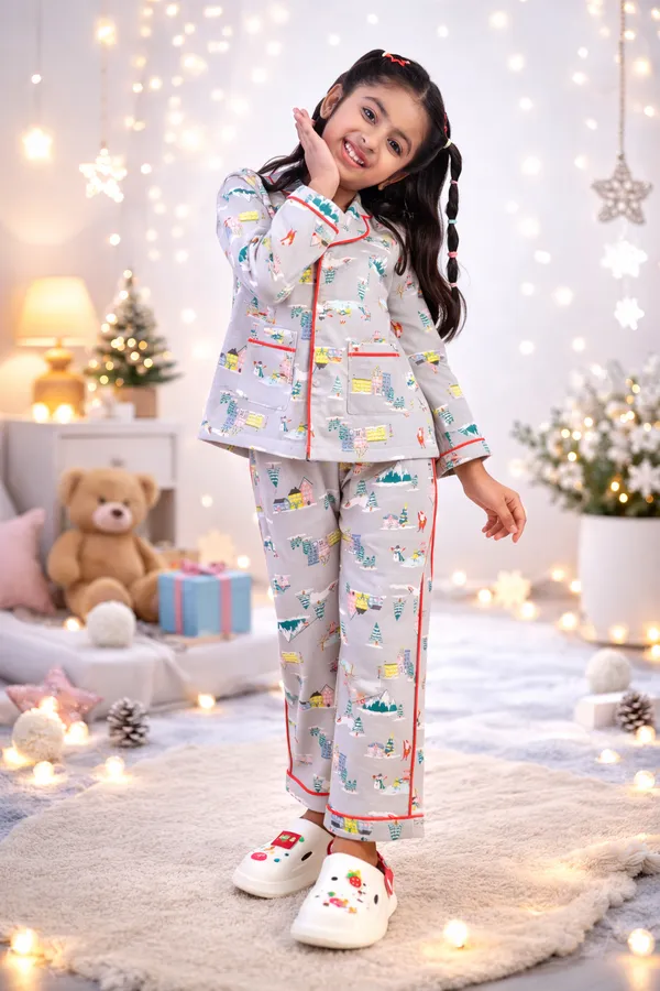 Multicolor_Fennel_Christmas_Theme_Night_Suit_For_Unisex