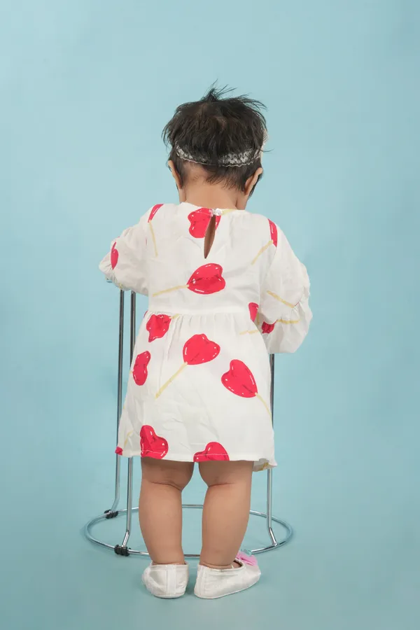 Multicolor_Cotton_Heart_Print_Fit_Flare_Dress_For_Girls