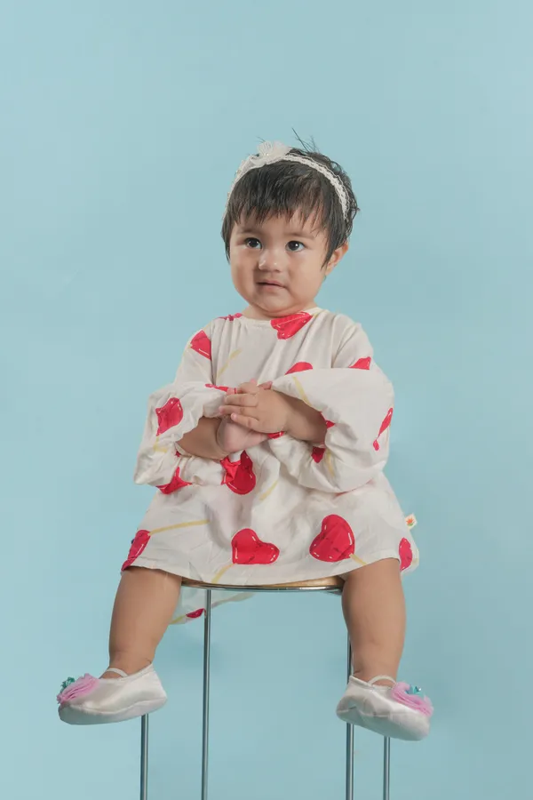 Multicolor_Cotton_Heart_Print_Fit_Flare_Dress_For_Girls
