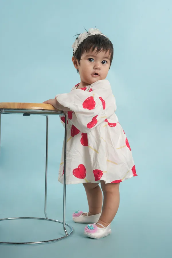 Multicolor_Cotton_Heart_Print_Fit_Flare_Dress_For_Girls