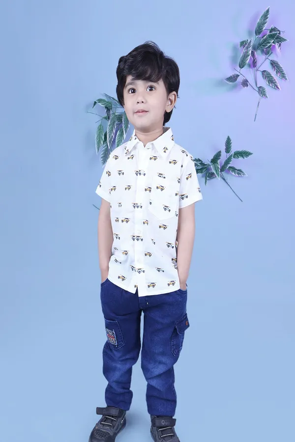 White_Cotton_Summer_Cool_Printed_Shirt_For_Boy