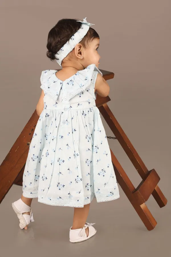 Blue_Cotton_Light_Dobby_Printed_Dress_For_Infant