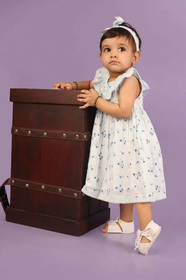 Blue_Cotton_Light_Dobby_Printed_Dress_For_Infant