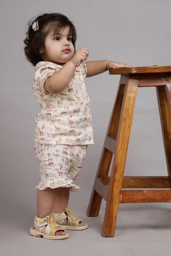 Beige_Cotton_Petar_Pan_Collar_Printed_Coord_Set_Beige_For_Infant