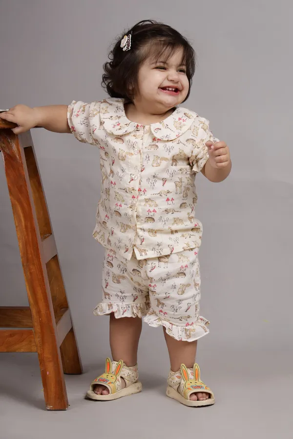 Beige_Cotton_Petar_Pan_Collar_Printed_Coord_Set_Beige_For_Infant