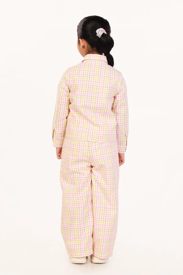 Multicolor_Cotton_Checked_Night_Suit_For_Girls