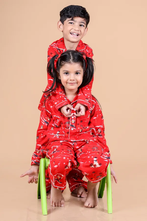 Multicolor_Fennel_Christmas_Character_Printed_Night_Suit_For_Unisex