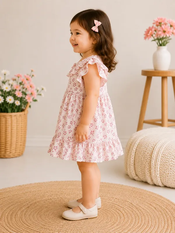 Blossom_Breeze_Floral_Ruffle_Dress_Soft_Pink_Cotton_Dress_For_Girls