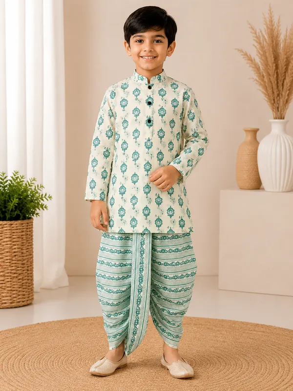 Mint_Blossom_Kurta_Dhoti_Set_For_Boys