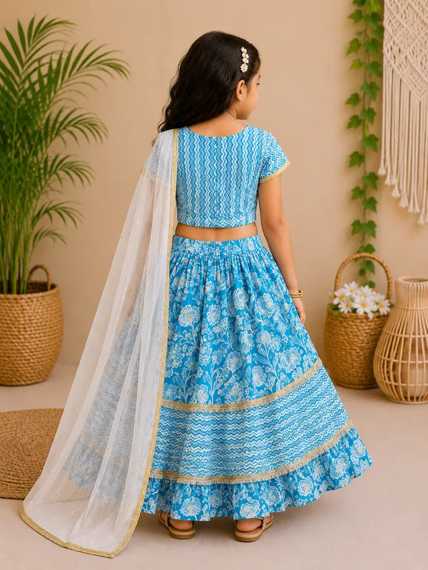 Sky_Blossom_Blue_Lehenga_Choli_Set_With_Dupatta_For_Girls