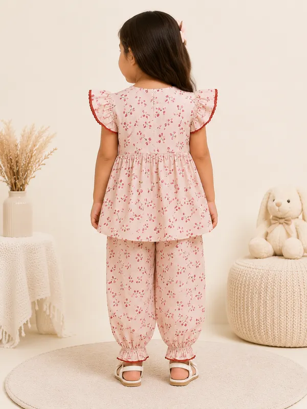 Girls_Cherry_Blossom_Cotton_Tunic_&_Harem_Pants_Co-Ord_Set