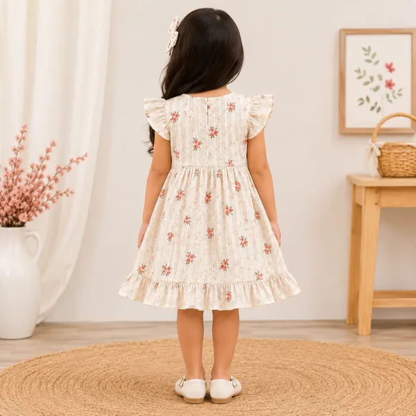 Girls_Floral_Print_Cotton_Swiss_Dot_Fit_&_Flare_Dress_Cream