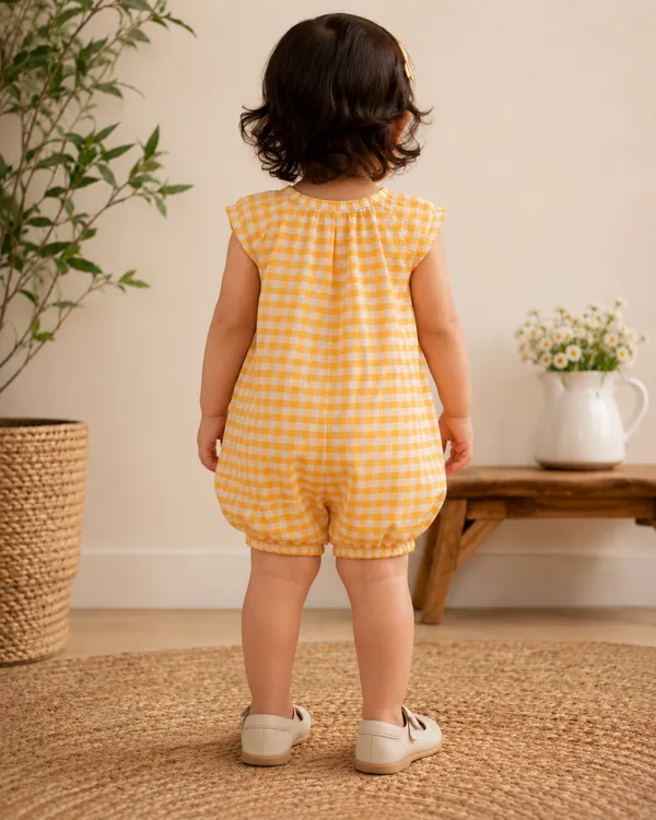 Sunshine_Daisy_Gingham_Cotton_Romper