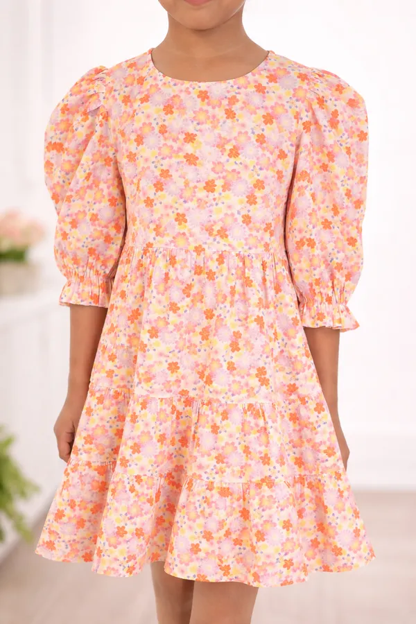 Multicolor_Cotton_Floral_Full_Sleeves_Dress_For_Girls