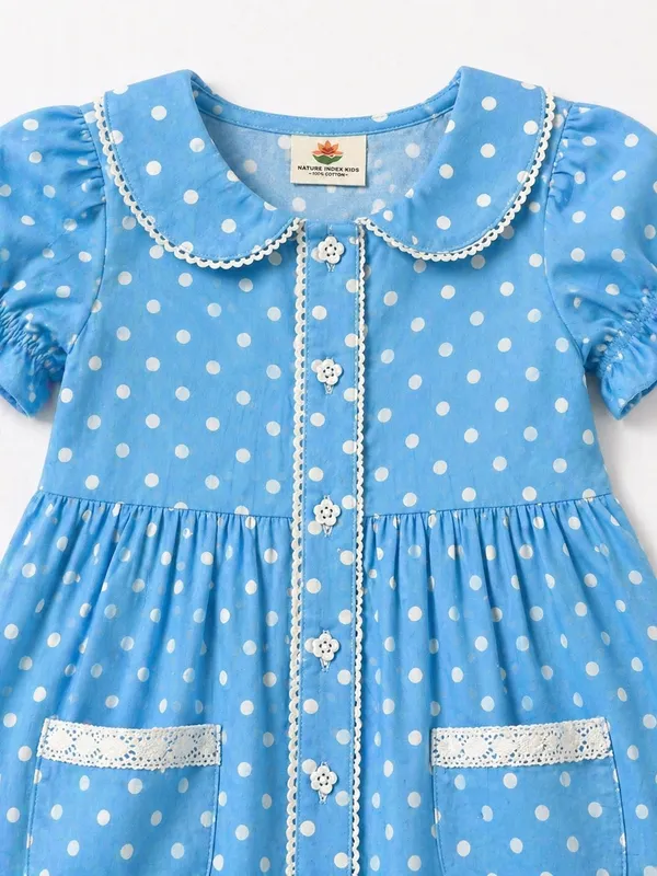 Toddler_Skyblue_Polka_Dot_Dress_With_Lace_Work