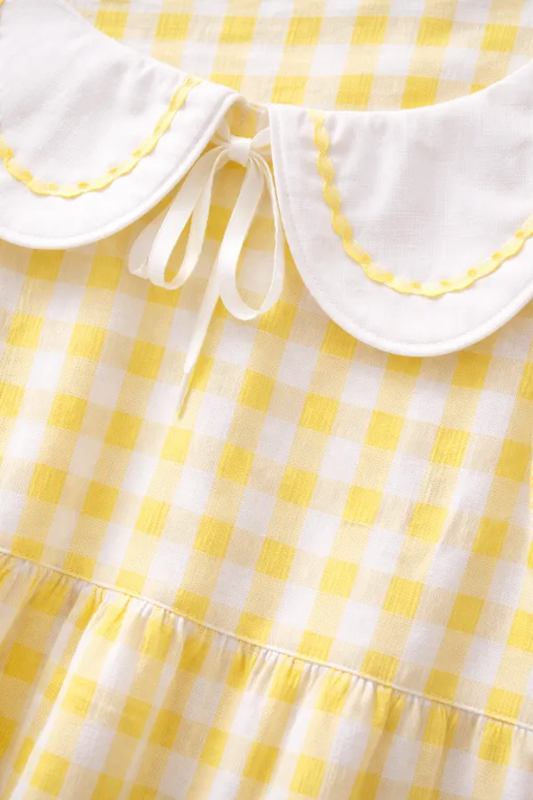 White_Cotton_Check_Dress_For_Girl