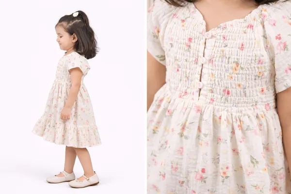 Multicolor_Cotton_Flower_Printed_Dress_For_Girl