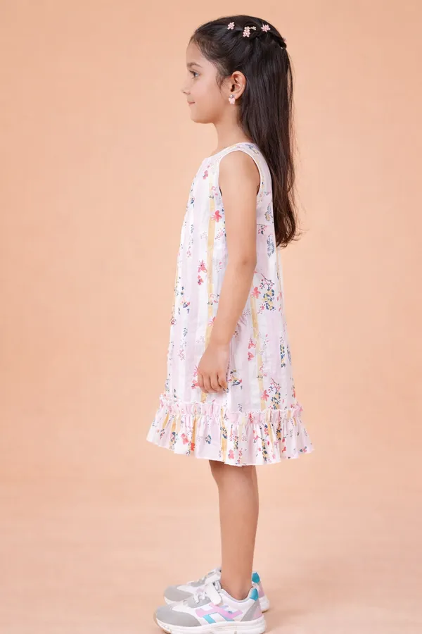 Multicolor_Cotton_Summer_Cool_Printed_Dress_For_Girls