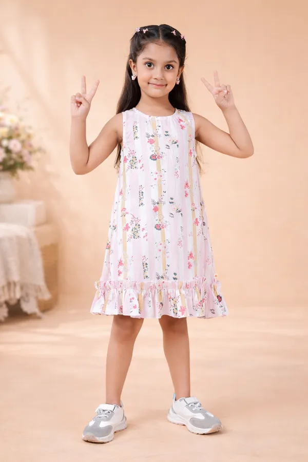 Multicolor_Cotton_Summer_Cool_Printed_Dress_For_Girls