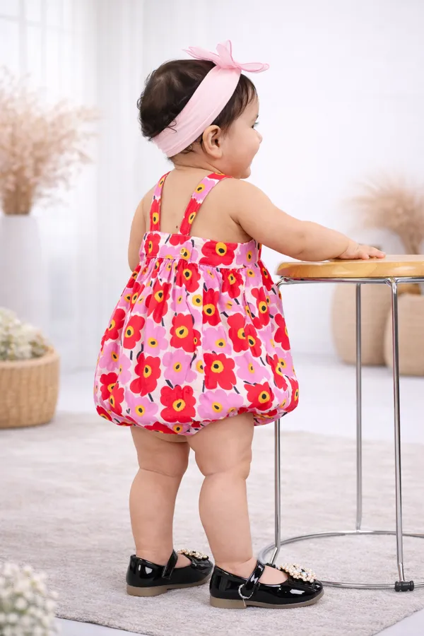 Multicolor_Cotton_Printed_Bodysuit_With_Shoulder_Straps_For_Girls