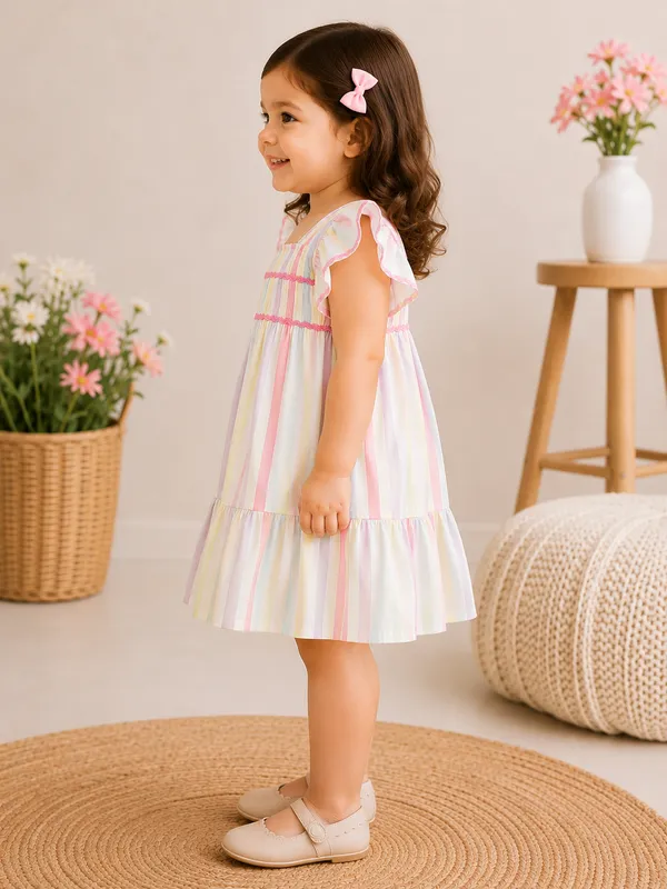 Green_Cotton_Striped_Dress_For_Light_Parties_For_Girl