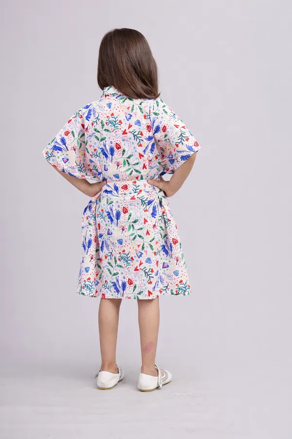 Multicolor_Cotton_Digital_Printed_Kaftan_Dress_For_Girl