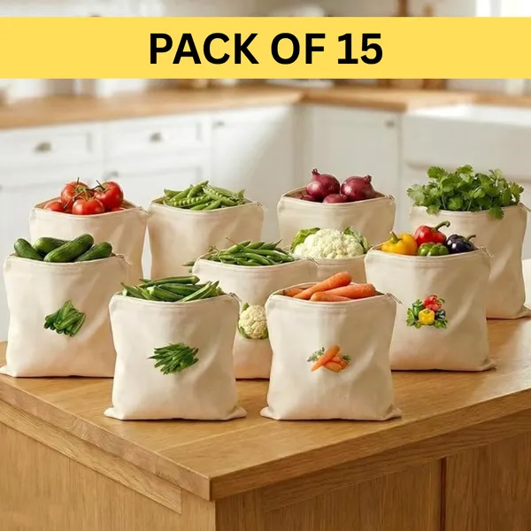 100%_Cotton_Reusable_Vegetable_Bags_for_Fridge_|_Eco-friendly_Storage_Bags_for_Kitchen_Organizer_|_10_Pcs_|_Washable_Breathable_Zipper_Cloth_Bags_for_Vegetables