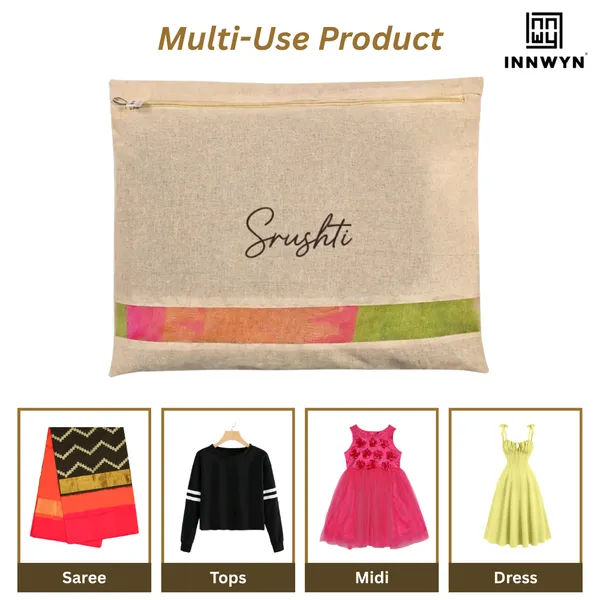 16.5x14.5_Inch_Cotton_Saree_Cover_With_Name_-_pack_of_24