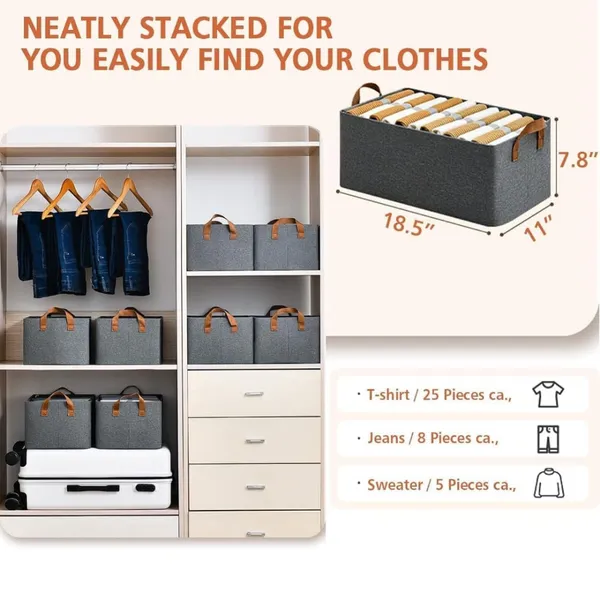 4_PCS_Wardrobe_Organizer_for_Clothes_with_Metal_Frame_Rectangle_Storage_Baskets_for_Clothing_Fabric_Storage_Box_with_Handles_Shelf_Basket_for_Storage_Clothes_(4_PCS,_Big_Storage_Box)