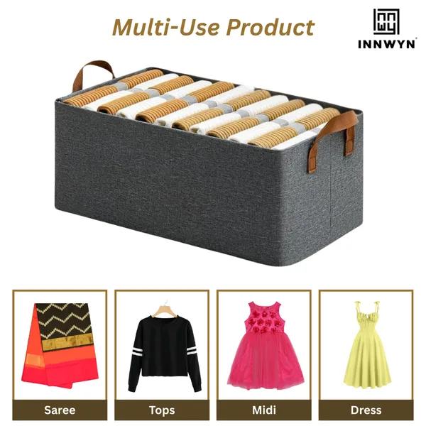 4_PCS_Wardrobe_Organizer_for_Clothes_with_Metal_Frame_Rectangle_Storage_Baskets_for_Clothing_Fabric_Storage_Box_with_Handles_Shelf_Basket_for_Storage_Clothes_(4_PCS,_Big_Storage_Box)