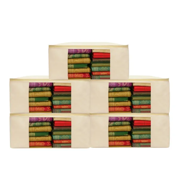 Pack_Of_5_Off-White_Cotton_Canvas_Storag_Bags_|_Premium_Durable_Storage_Bags_For_Home_&_Travel