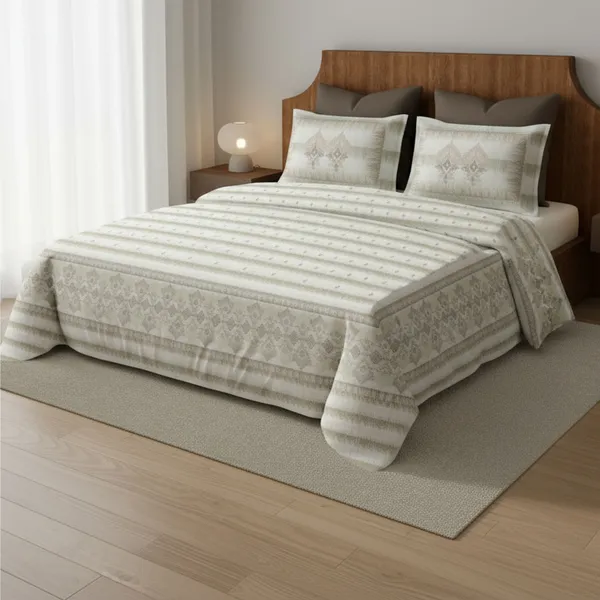 Brown_Pure_Cotton_Royal_Heritage_Printed_Bedsheet