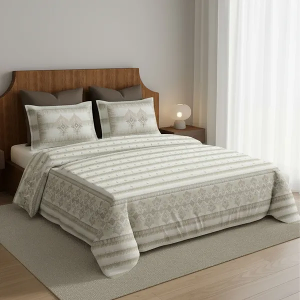 Brown_Pure_Cotton_Royal_Heritage_Printed_Bedsheet