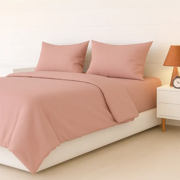 Peach_Mist_Heritage_Luxe_Pure_Cotton_Solid_Bedsheet