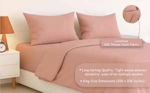 Peach_Mist_Heritage_Luxe_Pure_Cotton_Solid_Bedsheet