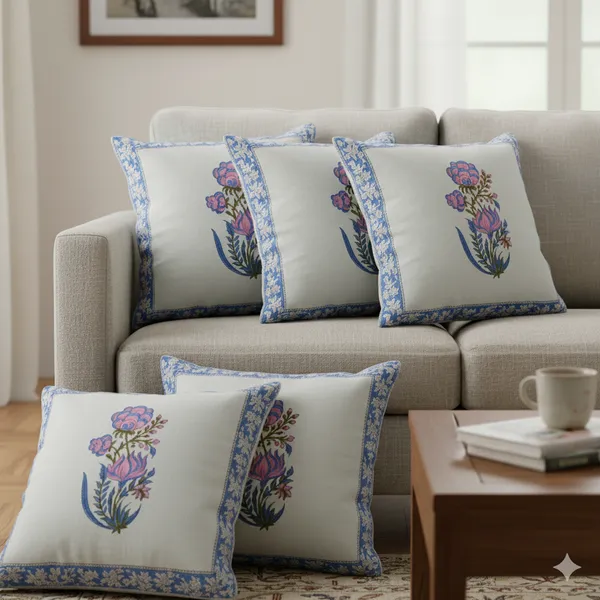 Linen_Luxe_Floral_Blue_&_Pink_Cushion_Cover_-_Set_of_5